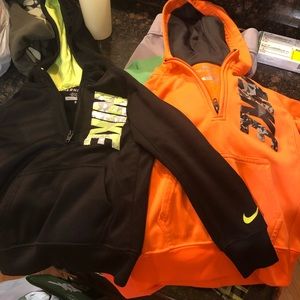 Nike kids size 5 hoodies